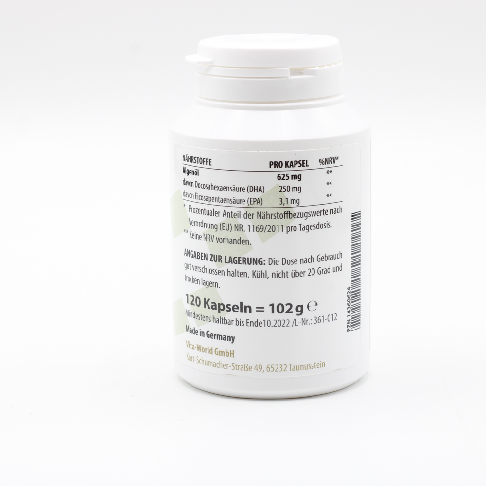 ALGENÖL 625 mg Omega-3 vegan Kapseln