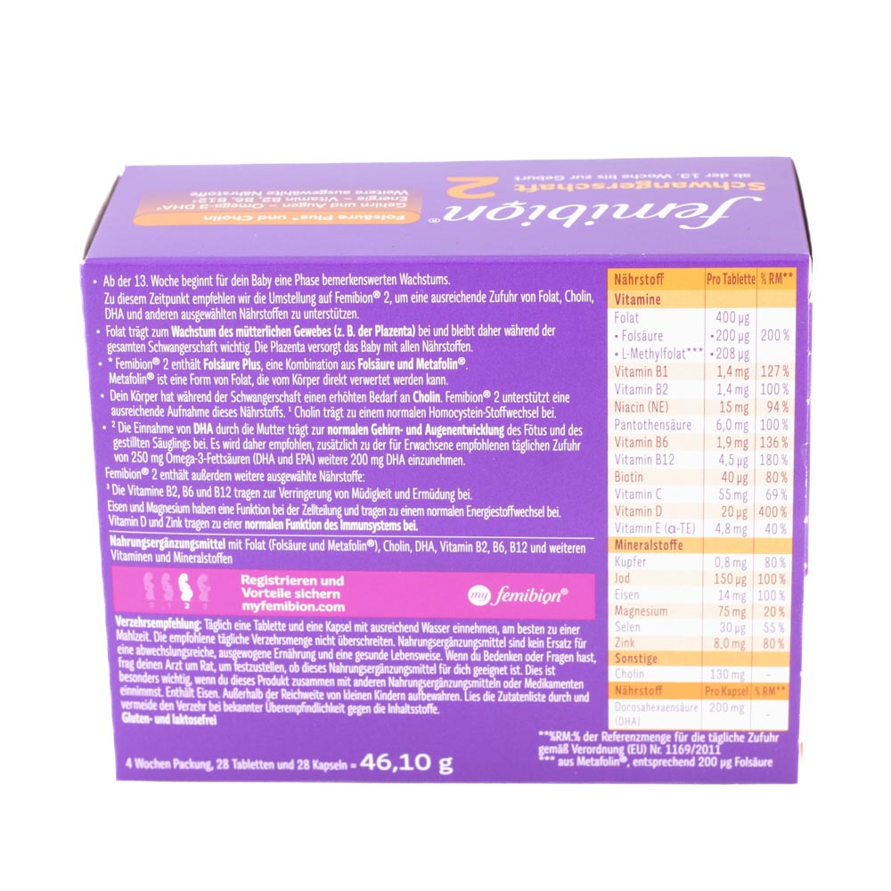 FEMIBION 2 Schwangerschaft Kombipackung