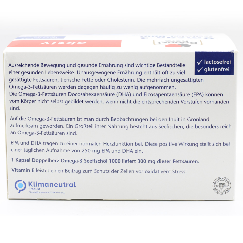 DOPPELHERZ Omega-3 Seefischöl 1000 Kapseln
