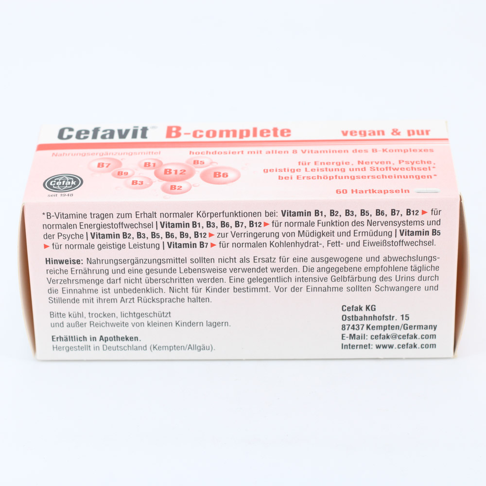 CEFAVIT B-complete Hartkapseln