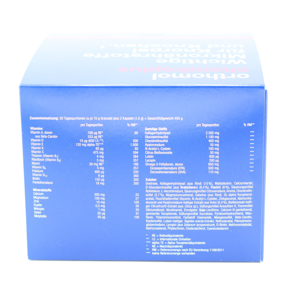ORTHOMOL chondroplus Kombip.Granulat/Kapseln 30 St