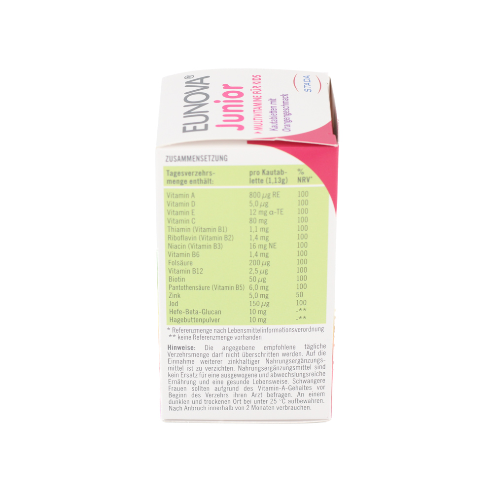 EUNOVA Junior Kautabletten m.Orangengeschmack