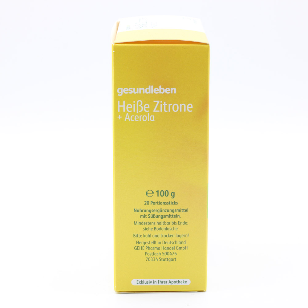 GESUND LEBEN heiße Zitrone+Acerola Pulver
