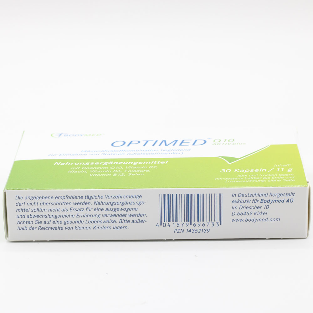 OPTIMED Q10 Aktiv plus Kapseln
