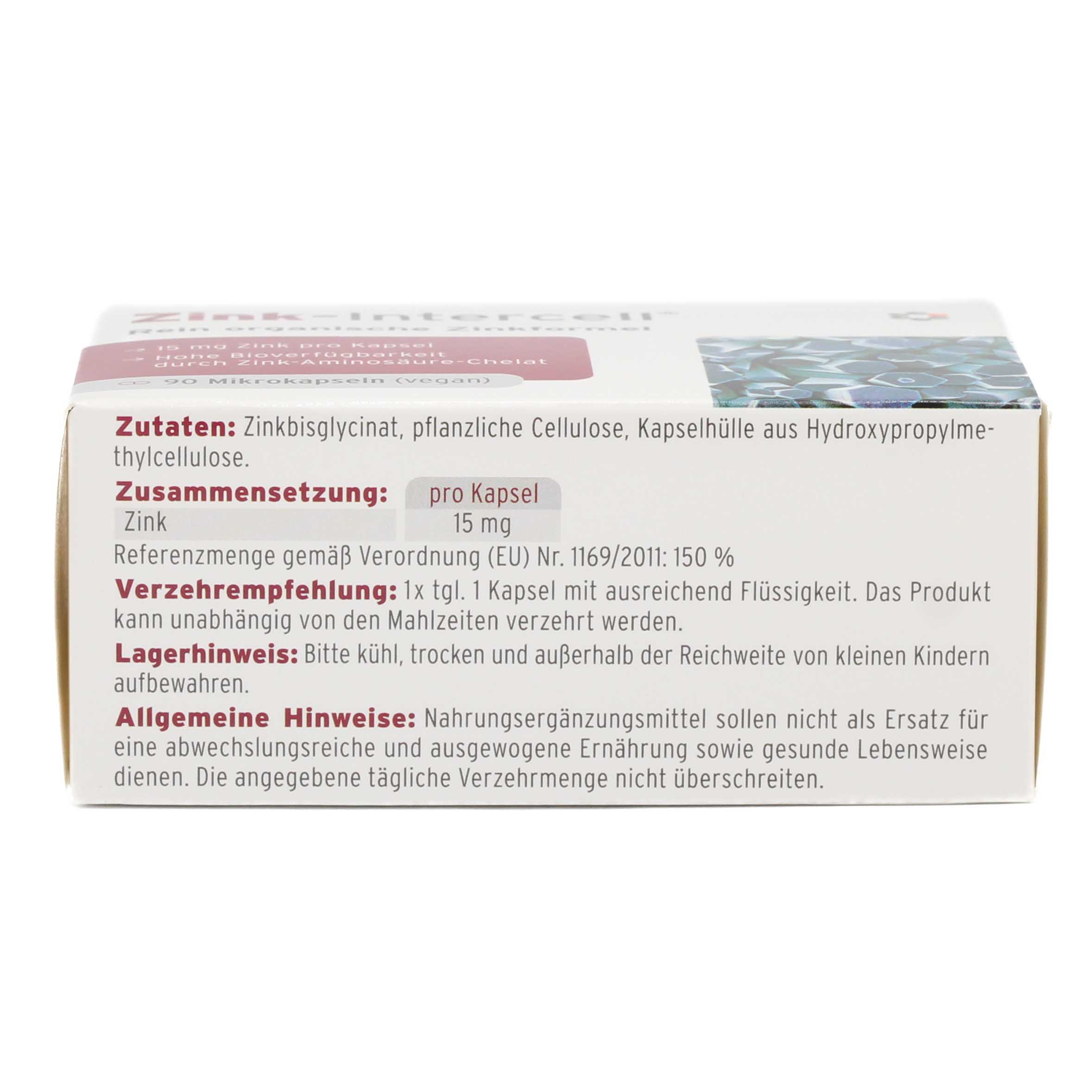 ZINK-INTERCELL Kapseln