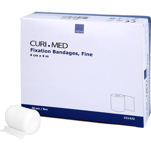 MULLBINDEN elastisch 4 cmx4 m