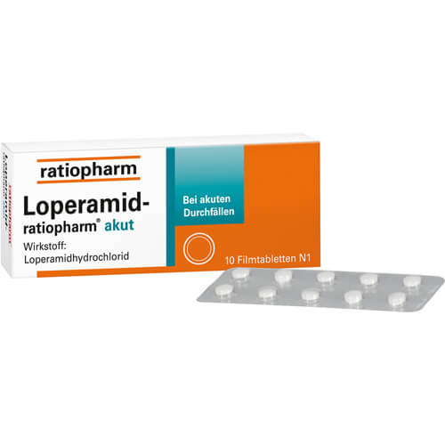 LOPERAMID-ratiopharm akut 2 mg Filmtabletten