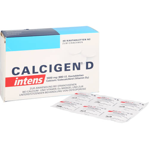 CALCIGEN D intens 1000 mg/880 I.E. Kautabletten