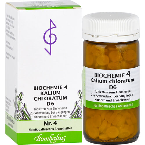 BIOCHEMIE 4 Kalium chloratum D 6 Tabletten