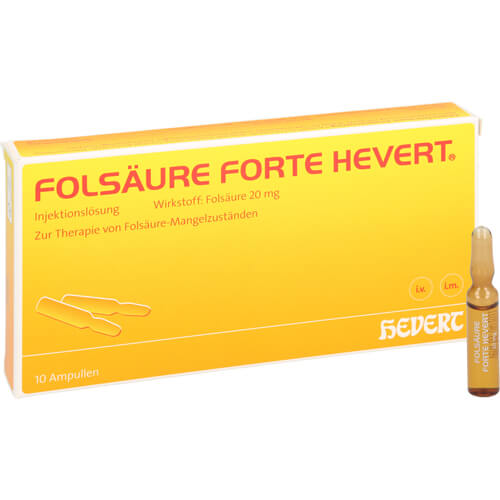 FOLSÄURE HEVERT forte Ampullen