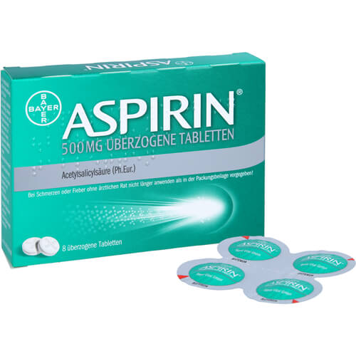 ASPIRIN 500 mg überzogene Tabletten