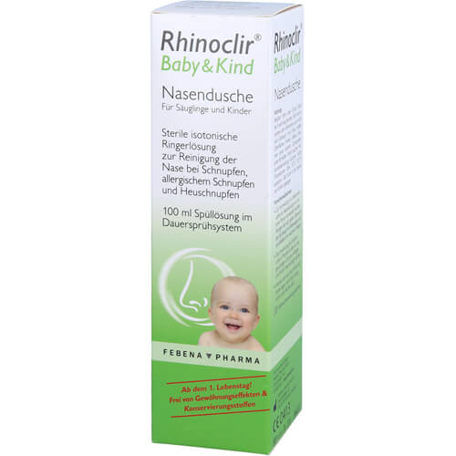 RHINOCLIR Baby & Kind Nasendusche Lösung