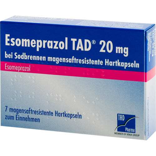 ESOMEPRAZOL TAD 20 mg bei Sodbrennen msr.Hartkaps.