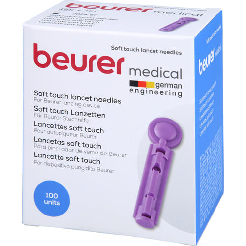BEURER Lanzetten soft touch 33 G f.Blutzuck.Messg.