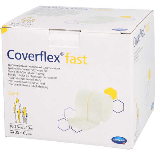 COVERFLEX fast Schlauchverb.Gr.4 10,75cmx10 m weiß
