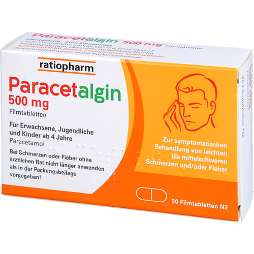PARACETALGIN 500 mg Filmtabletten