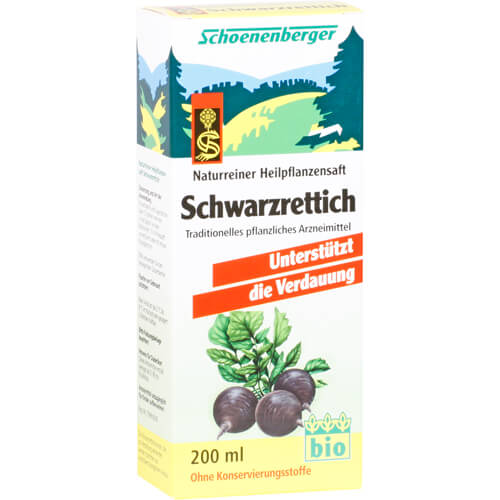 SCHWARZRETTICH Schoenenberger Heilpflanzensäfte