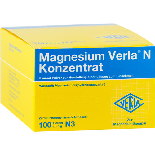 MAGNESIUM VERLA N Konzentrat Plv.z.H.e.L.z.Einn.