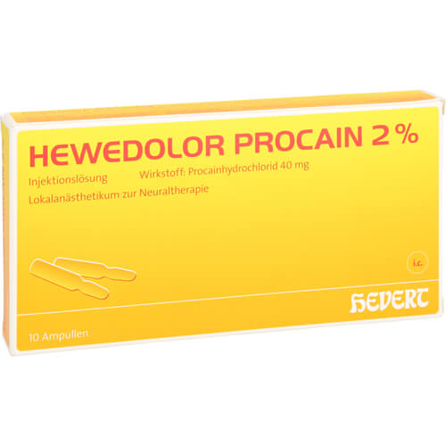HEWEDOLOR Procain 2% Injektionslösung in Ampullen