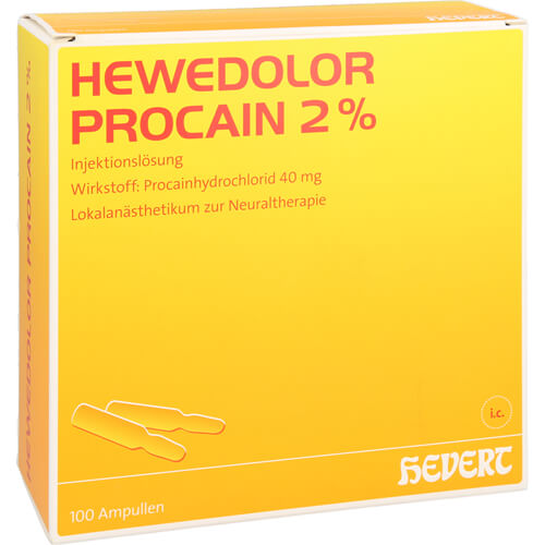 HEWEDOLOR Procain 2% Injektionslösung in Ampullen