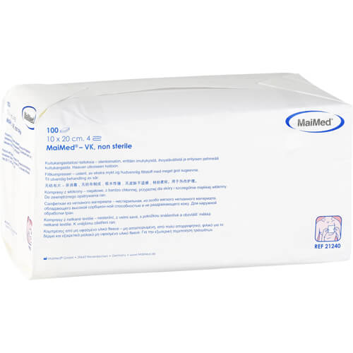 VLIESKOMPRESSEN unsteril 10x20 cm