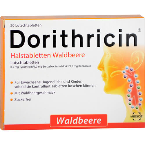 DORITHRICIN Halstabletten Waldbeere