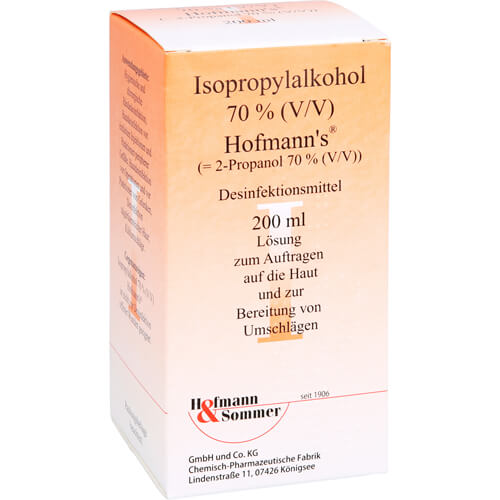 ISOPROPYLALKOHOL 70% V/V Hofmann's
