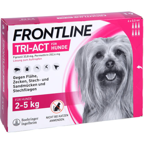 FRONTLINE Tri-Act Lsg.z.Auftropfen f.Hunde 2-5 kg