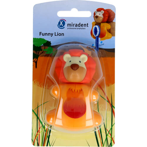 MIRADENT Zahnbürstenhalter Funny Löwe