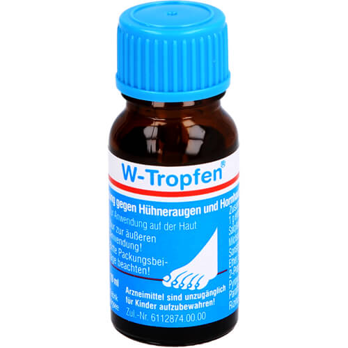 W-TROPFEN Lösung gegen Hühneraugen+Hornhaut