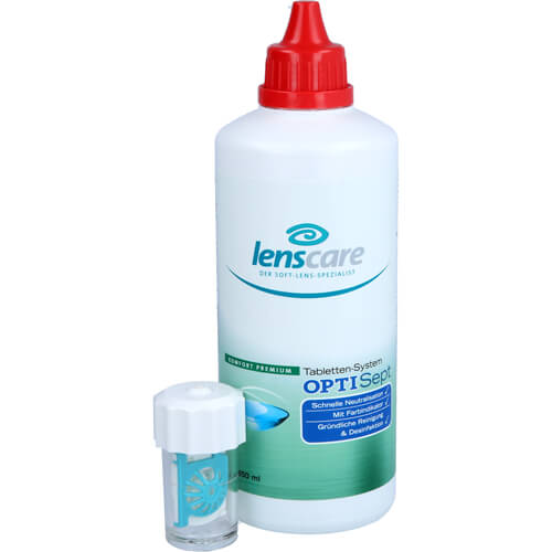 LENSCARE OptiSept Kombip.350 ml+45 Tabl.+1 Beh.